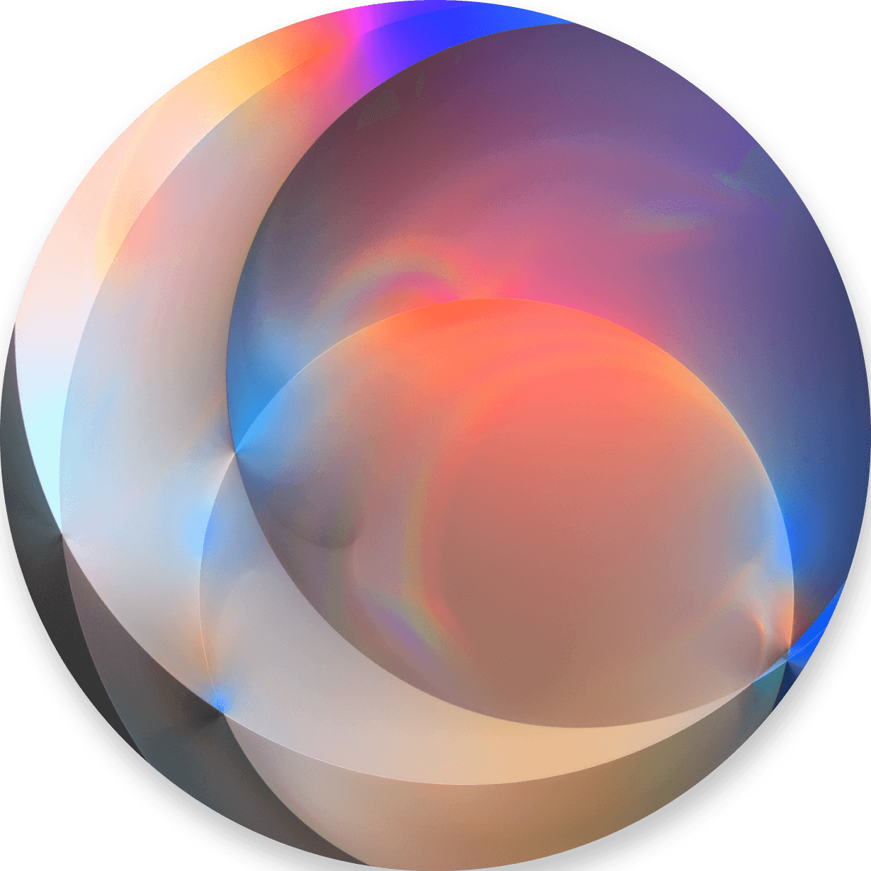 Dispersion Disk Study #9 (Circle), 2026, by Zach Lieberman
