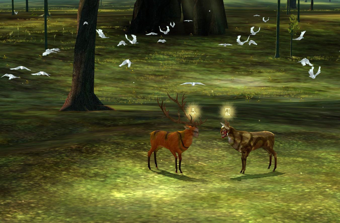 A view of The Endless Forest.
